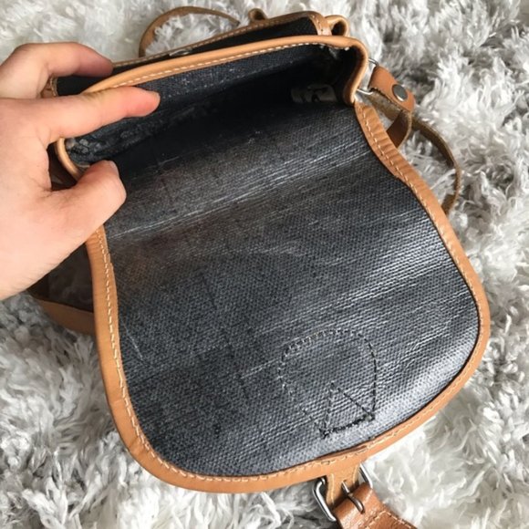 Vintage navy crossbody or shoulder bag - Picture 6 of 8